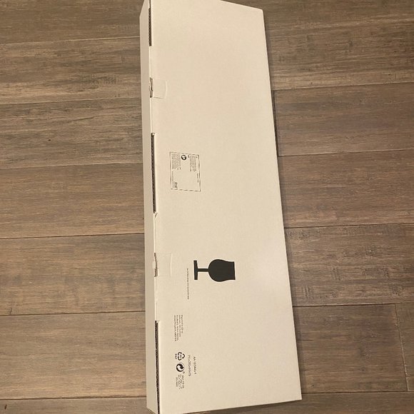 New in box !  IKEA VARMBLIXT Display Glass Shelf Frosted Glass/white 27 1/2" - Picture 5 of 5